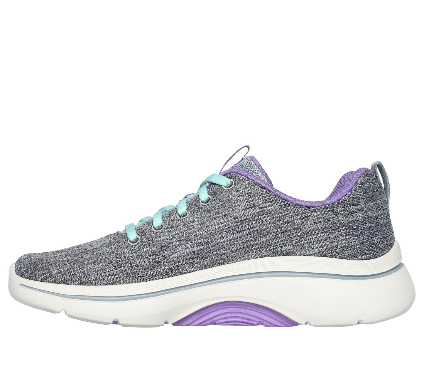 Skechers Performance Go Walk Arch Fit 20Vivid Sunset Womens Sneaker 75 BM US GreyLavender