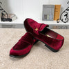 FLQL Men's Slip On Shoes Stitching Microfiber Leather Suede Loafer Non-Slip Casual Shoes Walking Shoes K26 Burgundy Size 8