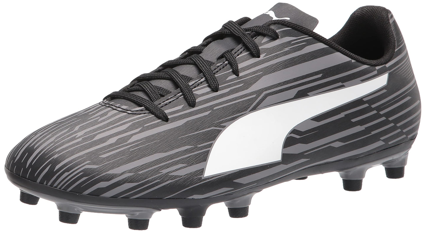 Puma Men's Rapido IiiSoccer Shoe, Puma Black Puma White Castlerock, 13 US
