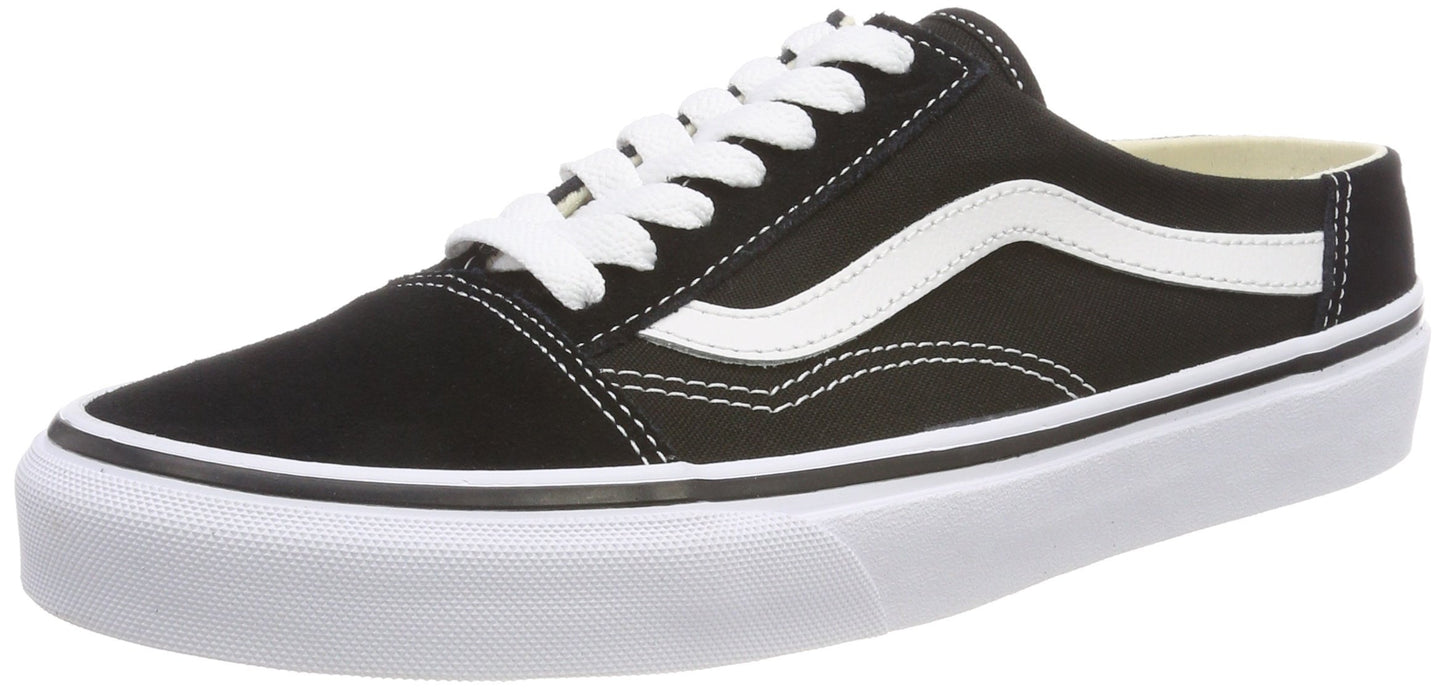 Vans Women's Old Skool Mule Trainers Off-White (Classic White/True White FRL) 2.5 UK, Black (Black/True White 6bt), 6.5 UK