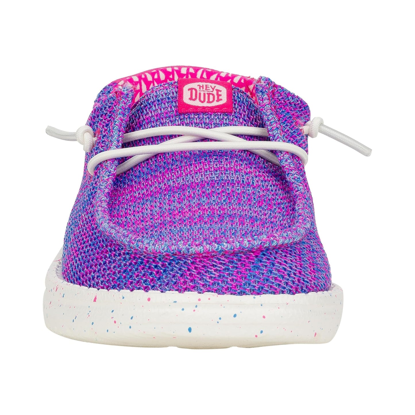 HEYDUDE Womens Kid Wendy Stretch Mesh (Toddler) Pink Multi 7 Toddler