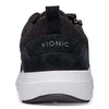 Vionic Women's Delmar Remi Lace-Up Fashion Sneakers- Supportive Walking Shoes That Include Three-Zone Comfort with Orthotic Insole Arch Support, Sneakers for Women Black 8 Medium US