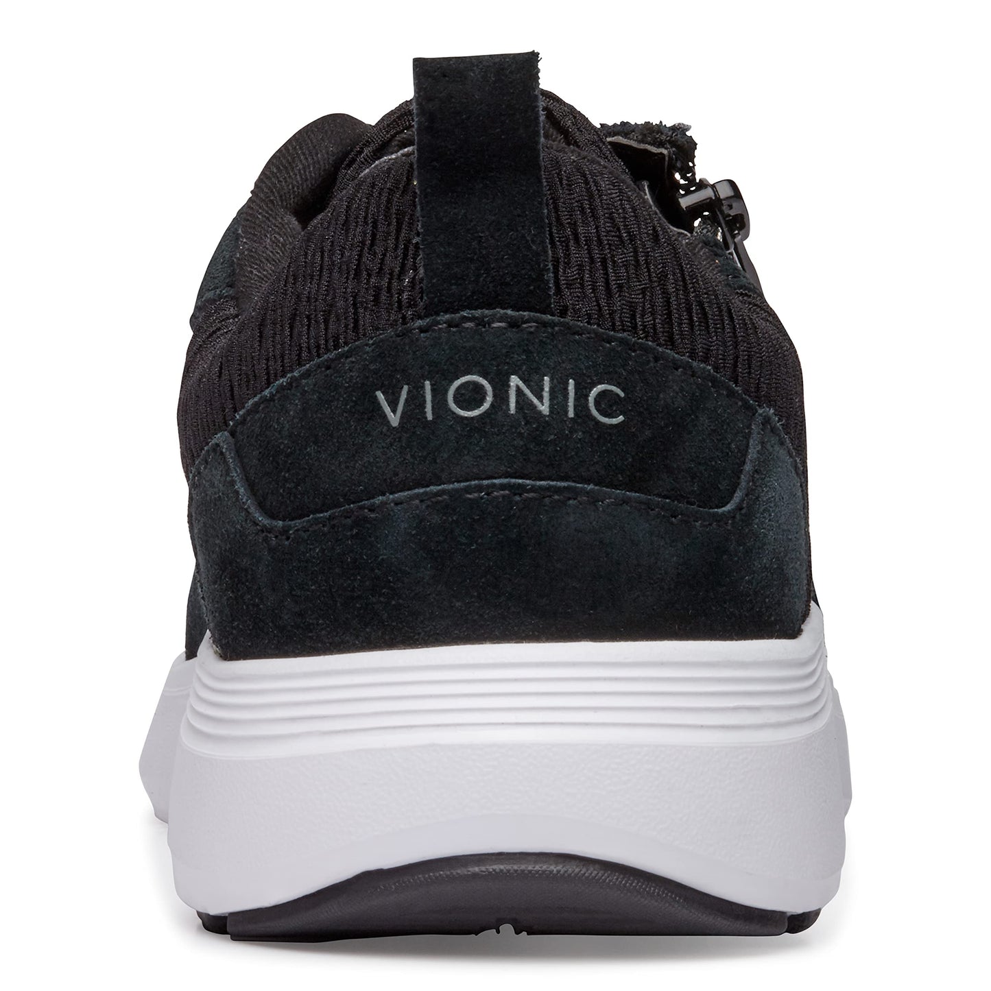 Vionic Women's Delmar Remi Lace-Up Fashion Sneakers- Supportive Walking Shoes That Include Three-Zone Comfort with Orthotic Insole Arch Support, Sneakers for Women Black 8 Medium US
