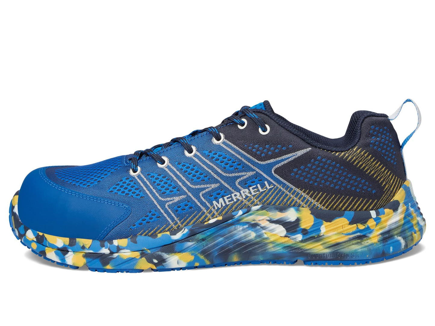Merrell Moab Flight Carbon Fiber Work Shoe Men Blue