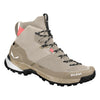 Salewa Women's Puez Knit Mid Powertex Waterproof Trail Boot for Hiking & Trekking - Oatmeal/Quicksand - 9