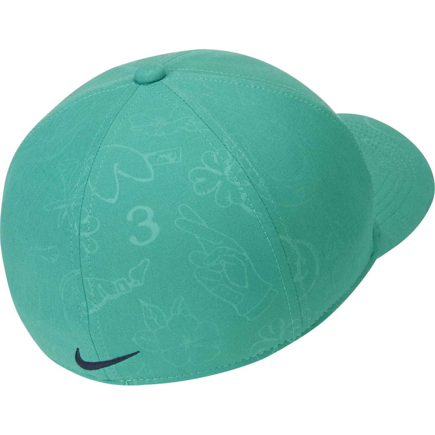 Nike Men's Classic99 Aerobill Cap Dri-Fit Hat Unisex CI9908-370 (S/M) Neptune Green