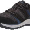 Propét Men's Vercors Waterproof Hiker, Grey/Blue, 9 Medium US