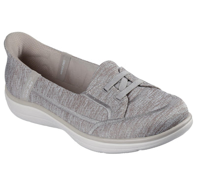 Skechers Women's Hands Free Slip-ins: On-The-Go Flex Radiant-Dreaming Loafer Flat, Taupe, 9