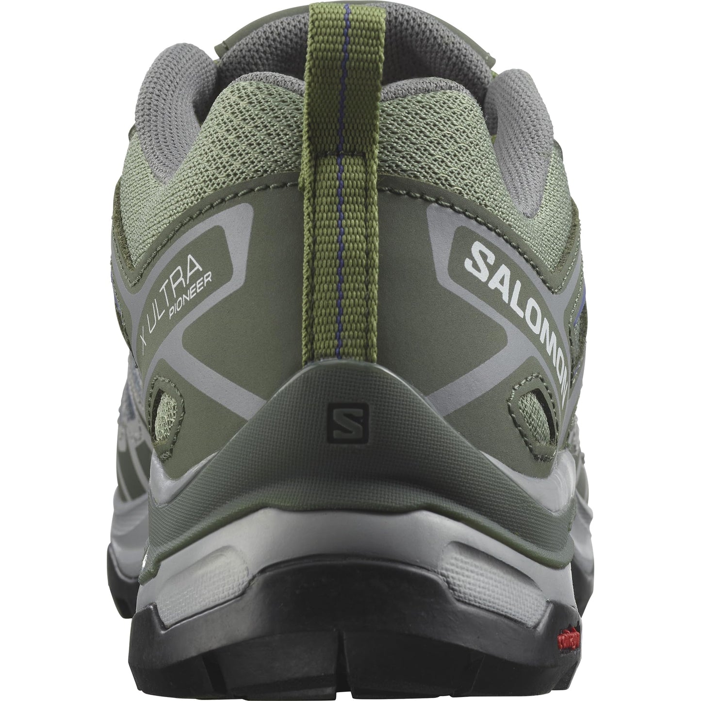 Salomon Women’s X Ultra Pioneer Aero Trail Running Shoes - Oil Green/Castor Gray/Amparo Blue - 6.5