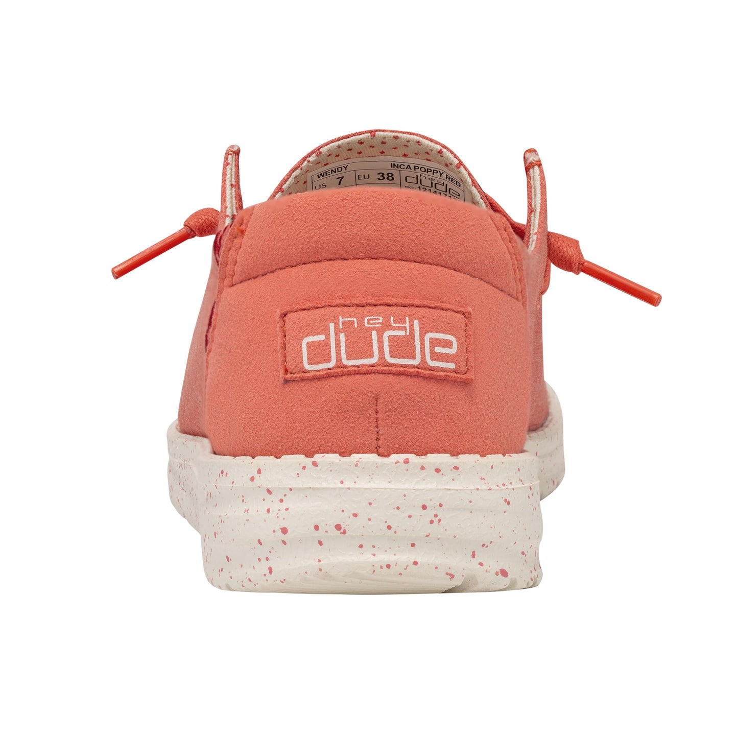 Hey Dude Women's Wendy Inca Poppy Red Size 5 | Women’s Shoes | Women’s Lace Up Loafers | Comfortable & Light-Weight