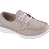 Skechers Performance Women's GO Walk Lite-Eclipse Boat Shoe,natural,9 M US