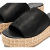 Free People Womens Harbor Raffia Flatform Tan 8 Medium