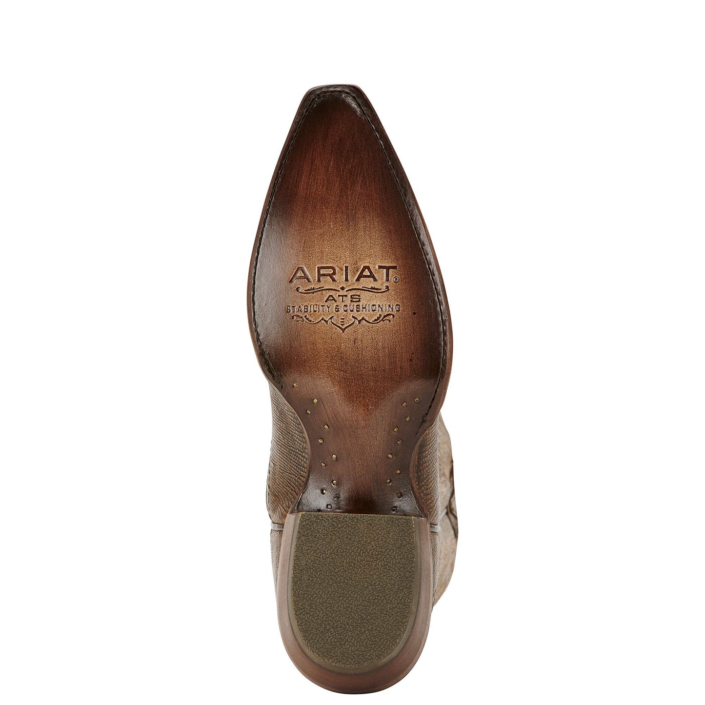 Ariat Women's Alamar Western Cowboy Boot, Chocolate Lizard Print, 9.5 B US