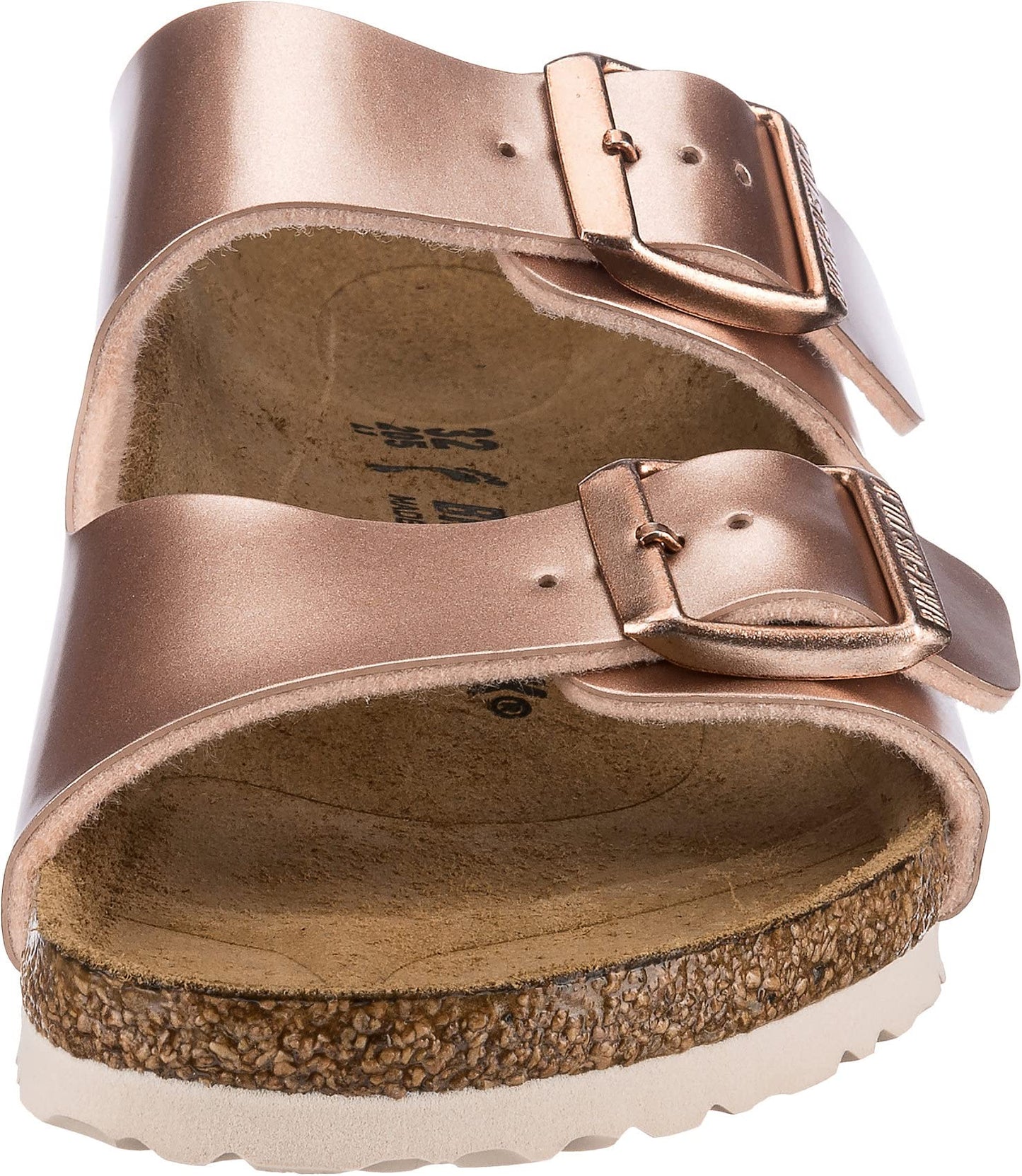 Birkenstock Girls Heels Open Toe Sandals, Brown Electric Metallic Copper Electric Metallic Copper, 11-11.5 Narrow Little Kid
