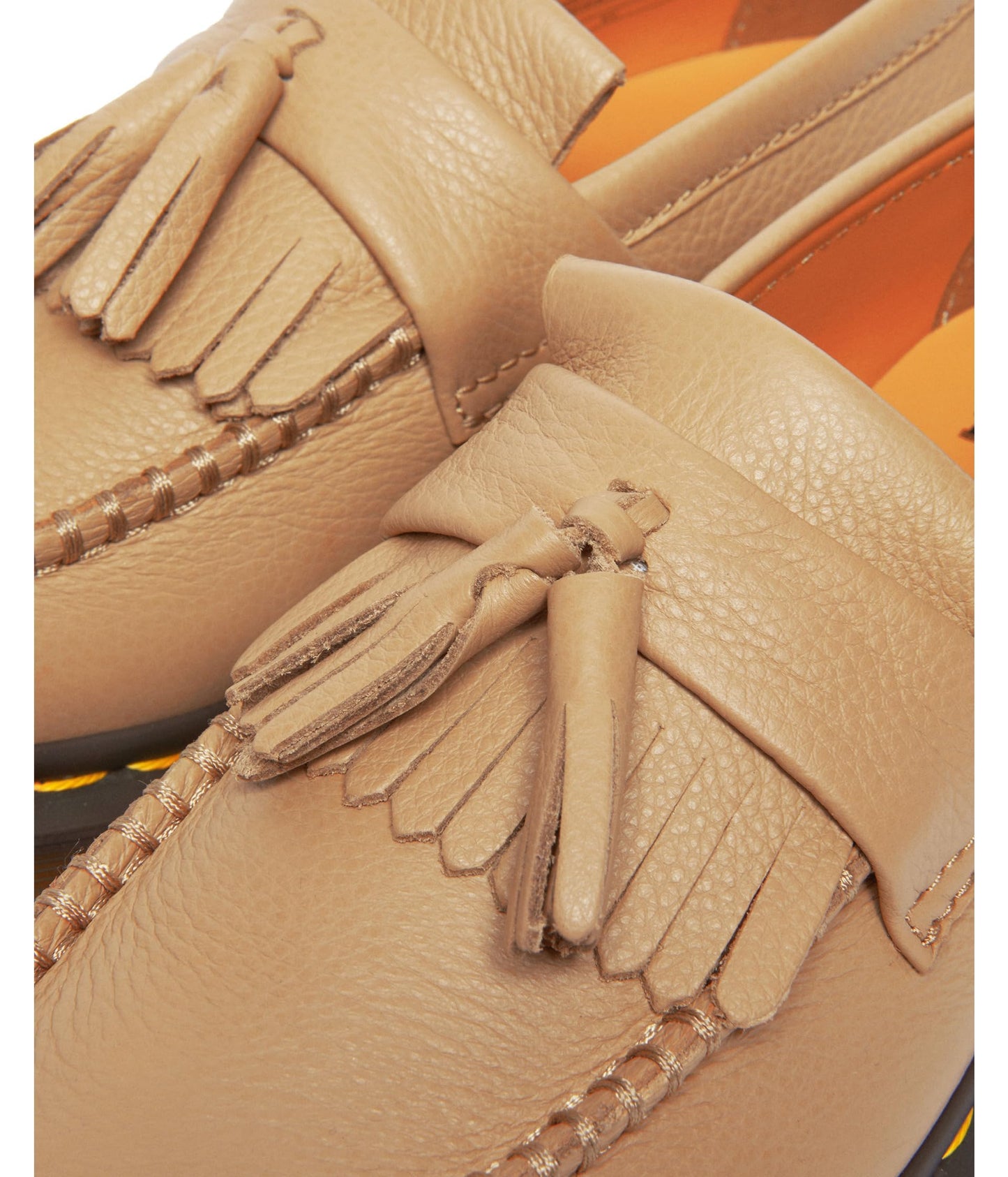 Dr. Martens Adrian - Sandals for Women - Leather Upper - PVC and EVA Midsole - PVC Outsole - EVA Foam Footbed Savannah Tan UK 4 (US Women's 6) M