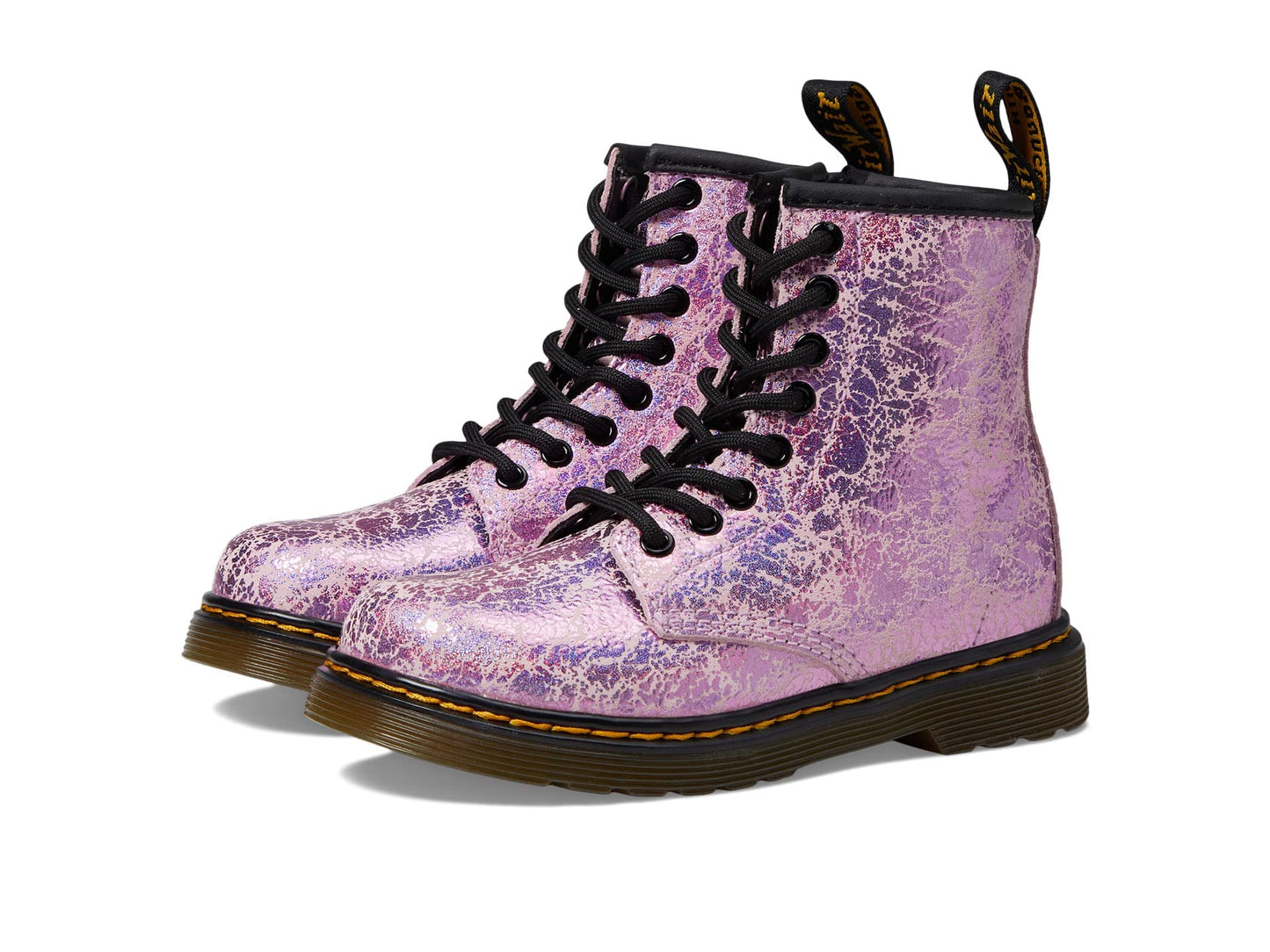 Dr. Martens Kid's Collection 1460 Lace Up Fashion Boot Kids - R  Crinkle 10 UK (US 11 Little Kid) M