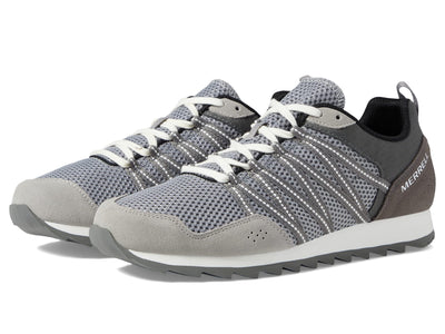 Merrell® Alpine Sport Sneakers for Men – Leather and Nylon Construction – Lightweight EVA Midsole Sport Grey/White 7 M