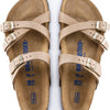 Birkenstock Women's, Franca Soft Footbed Sandal - Narrow Width Sandcastle 41 M