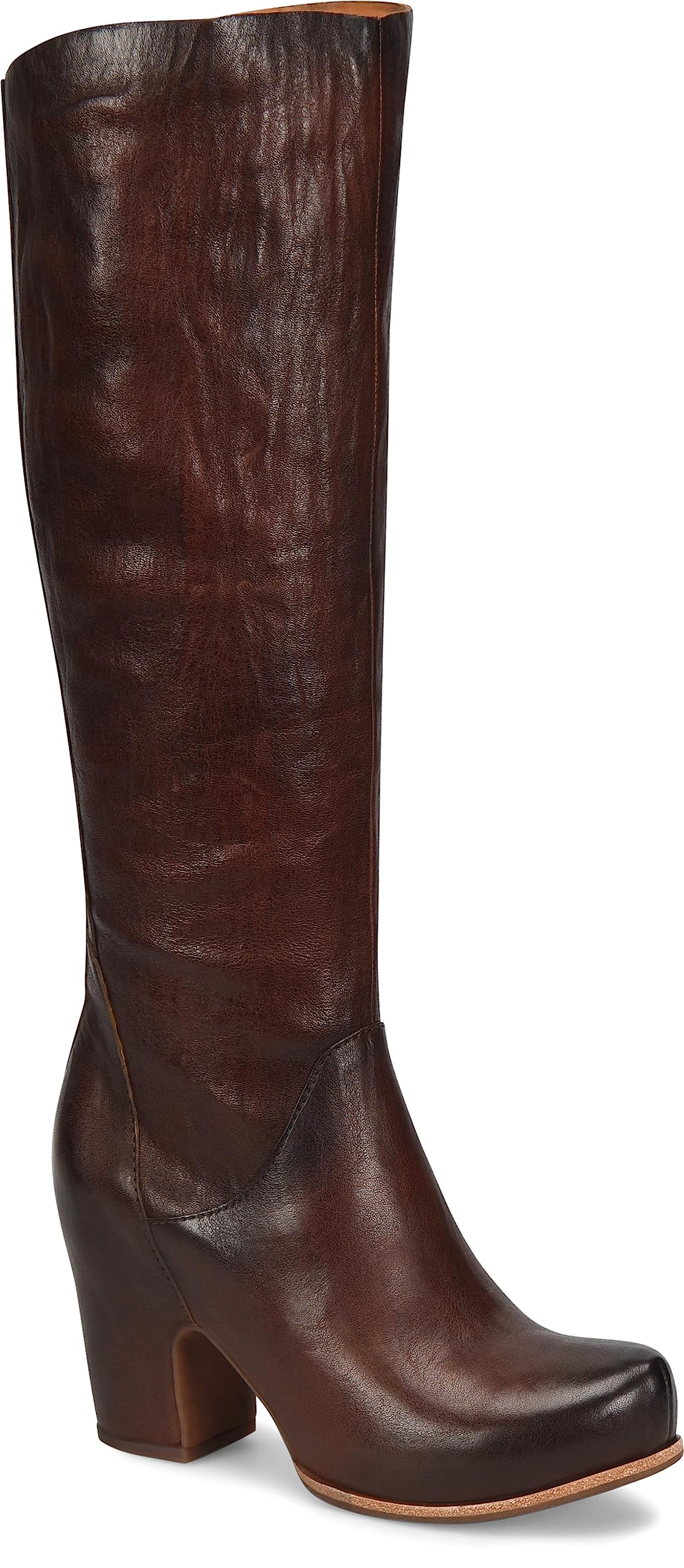 KORK-EASE Women's Solay High Boot, Dark Brown, Size 9.5 M US