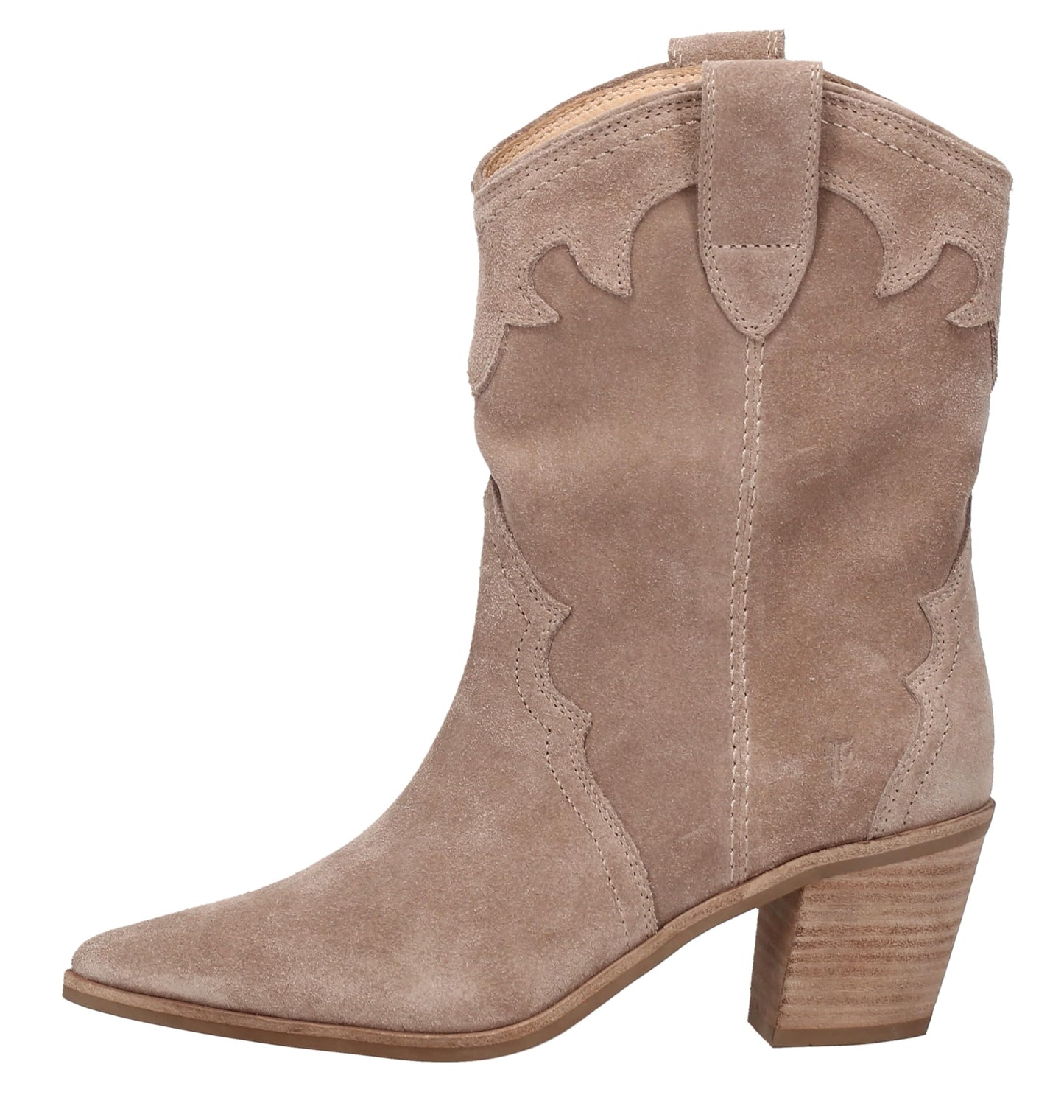 Frye Women's Sara Western Short Taupe 8.5 Medium