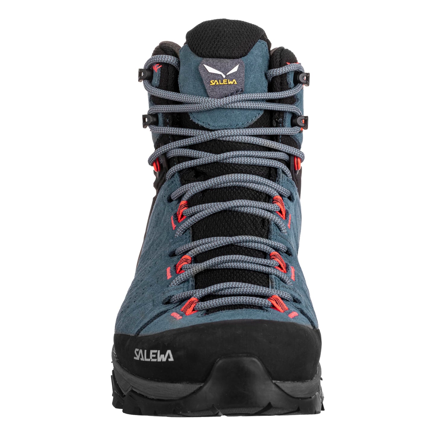 Salewa Women's Alp Trainer 2 Mid Gore-Tex Waterproof GTX Hiking Boot - Java blue/Fluo Coral - 9