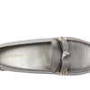 Cole Haan Evelyn Bow Driver Pewter Metallic 6.5 B (M)