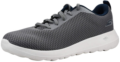 Skechers Men's Go Walk Max-Effort Sneaker, Grey/Navy, 9 XW US