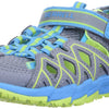 Merrell Girl's Hydro Quench (Toddler/Little Kid/Big Kid) Grey/Turquoise Leather/Mesh 13 Little Kid M