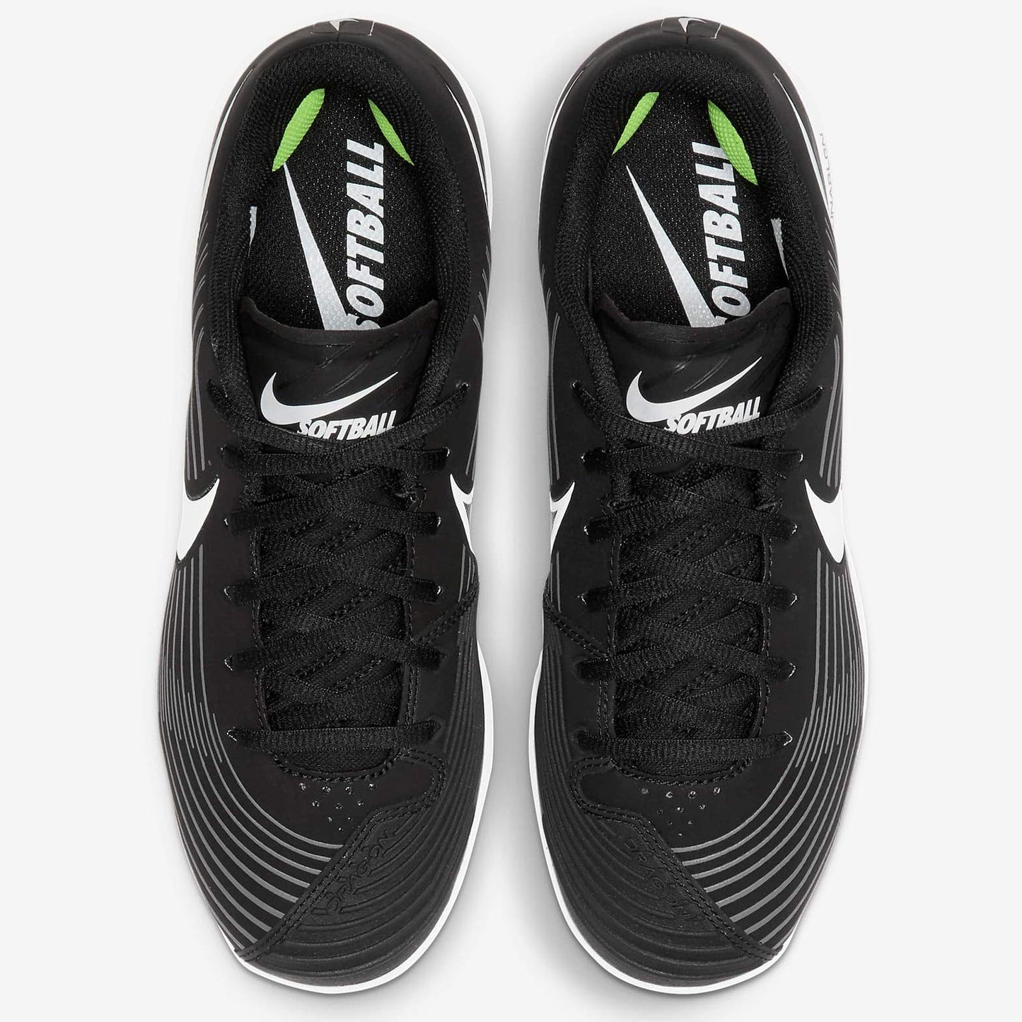 Nike Lunar Hyperdiamond 3 Pro Women's Baseball/Softball Cleat - Black/White - Size 8
