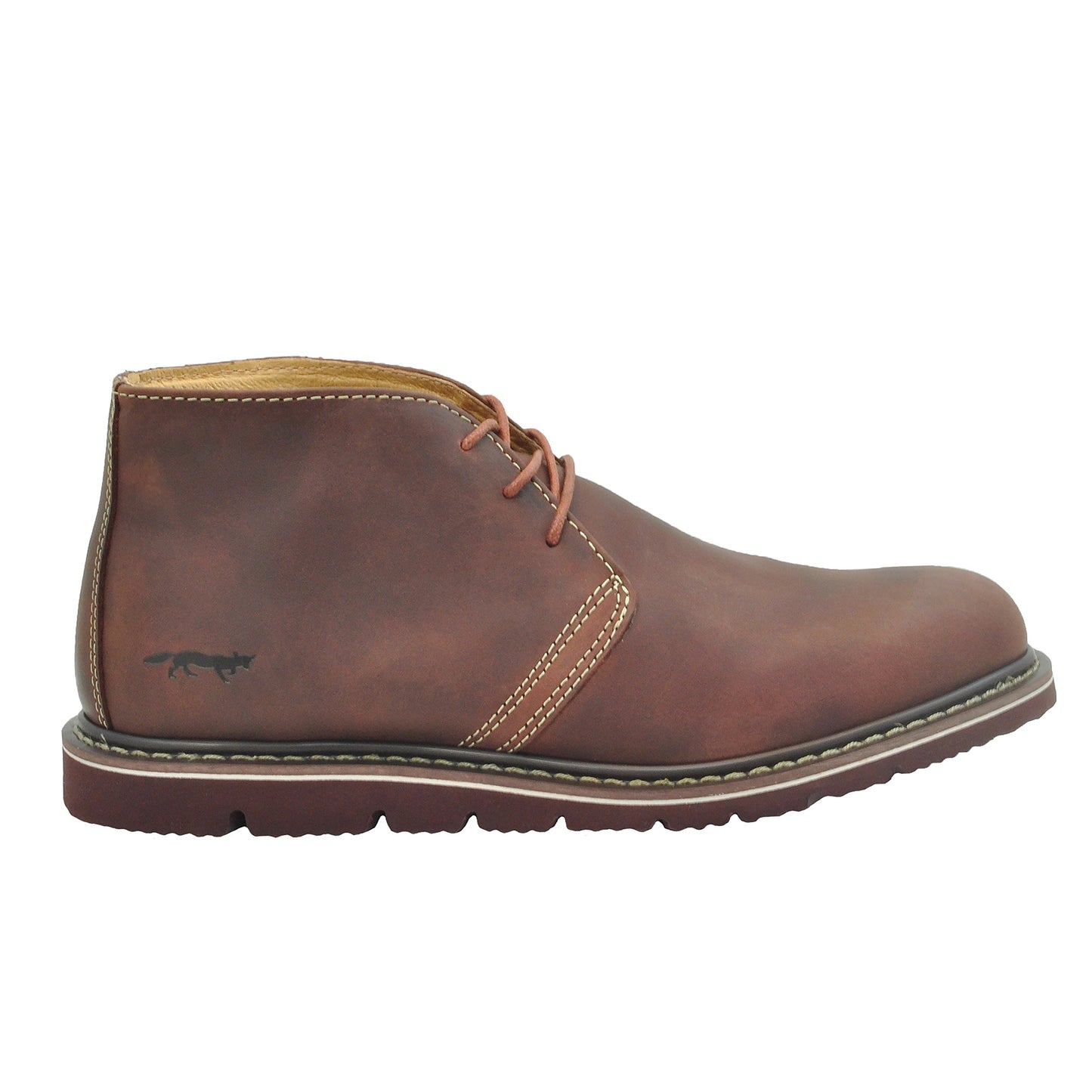 Golden Fox Enzo Men's Chukka Boot Casual Workboots Wine 9.5