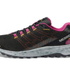 Merrell Fly Strike Running Shoes for Men – Mesh Upper – EVA Footbed Lace-up Closure – Rubber Outsole Black/Fuchsia 7.5 M