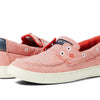 Sperry Men's Outer Banks 2-Eye Boat Shoe, Washed RED, 11 Medium