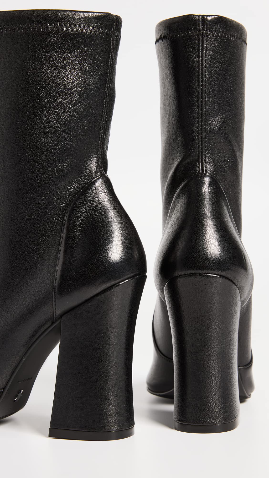 Stuart Weitzman Curveblock 100 Bootie Black 8.5 B