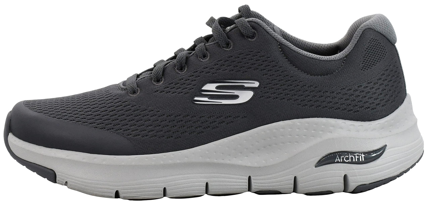 Skechers Men's Arch Fit Oxford, Charcoal, 8.5