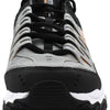 Skechers Men's Afterburn Memory Fit Lace-up Sneaker, Grey/Orange, 9 M US