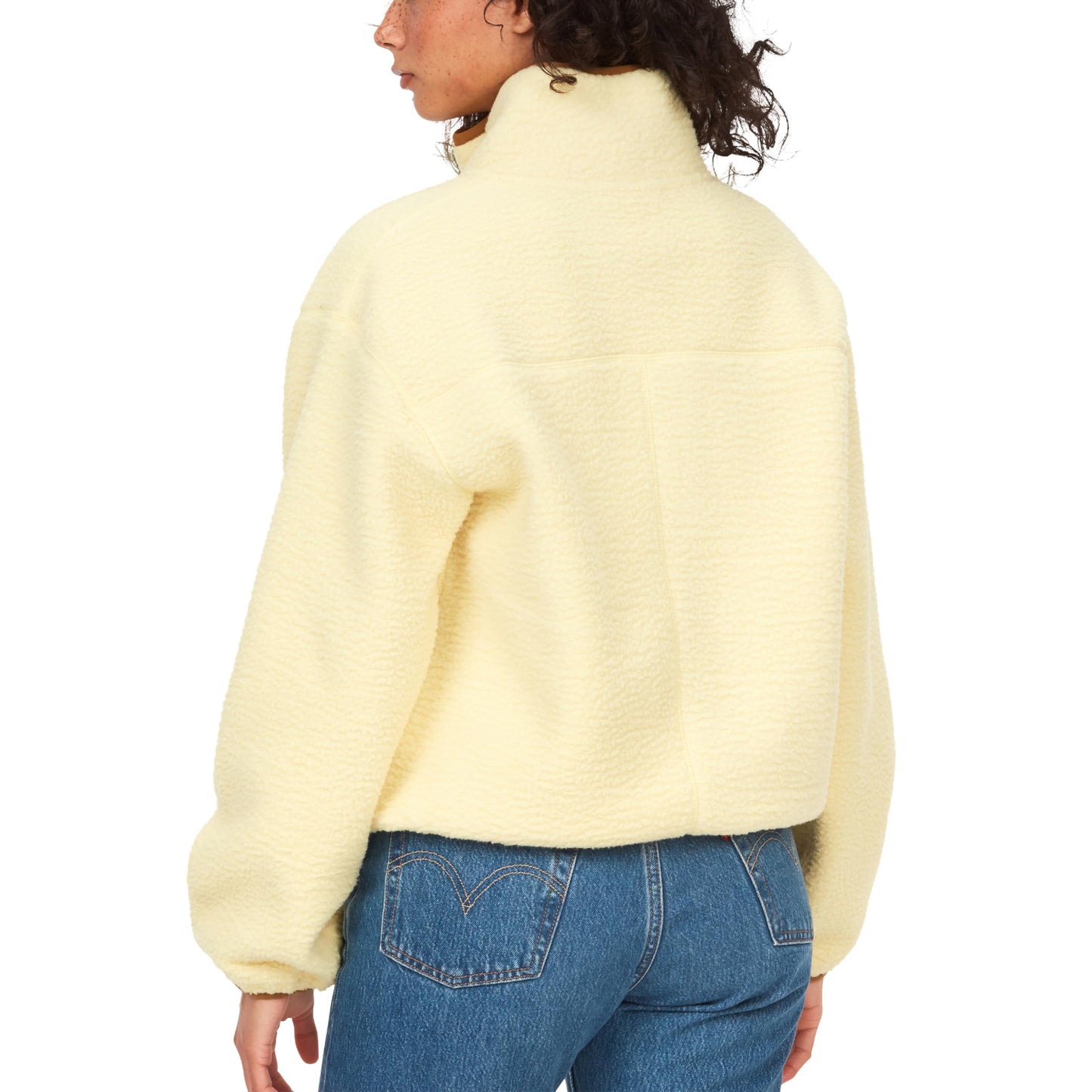 MARMOT Women's Aros Fleece Jacket - Sherpa Jacket with Retro Style for Camping and Hiking in Fall and Winter, Wheat, Large