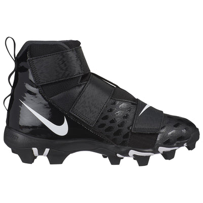 Nike Force Savage 2 Shark (gs) Big Kids Football Cleat (Black/White, Numeric_4)