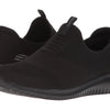Skechers Women Ultra Flex-First Choice Trainers, Black, 8 UK Wide