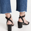 Stuart Weitzman Women's Nearlybare Sandals, Black, 7.5 Medium US