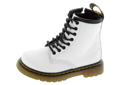 Dr. Martens 1460 Lace Up Fashion Boot (Toddler) White 8 UK (US 9 Toddler) M