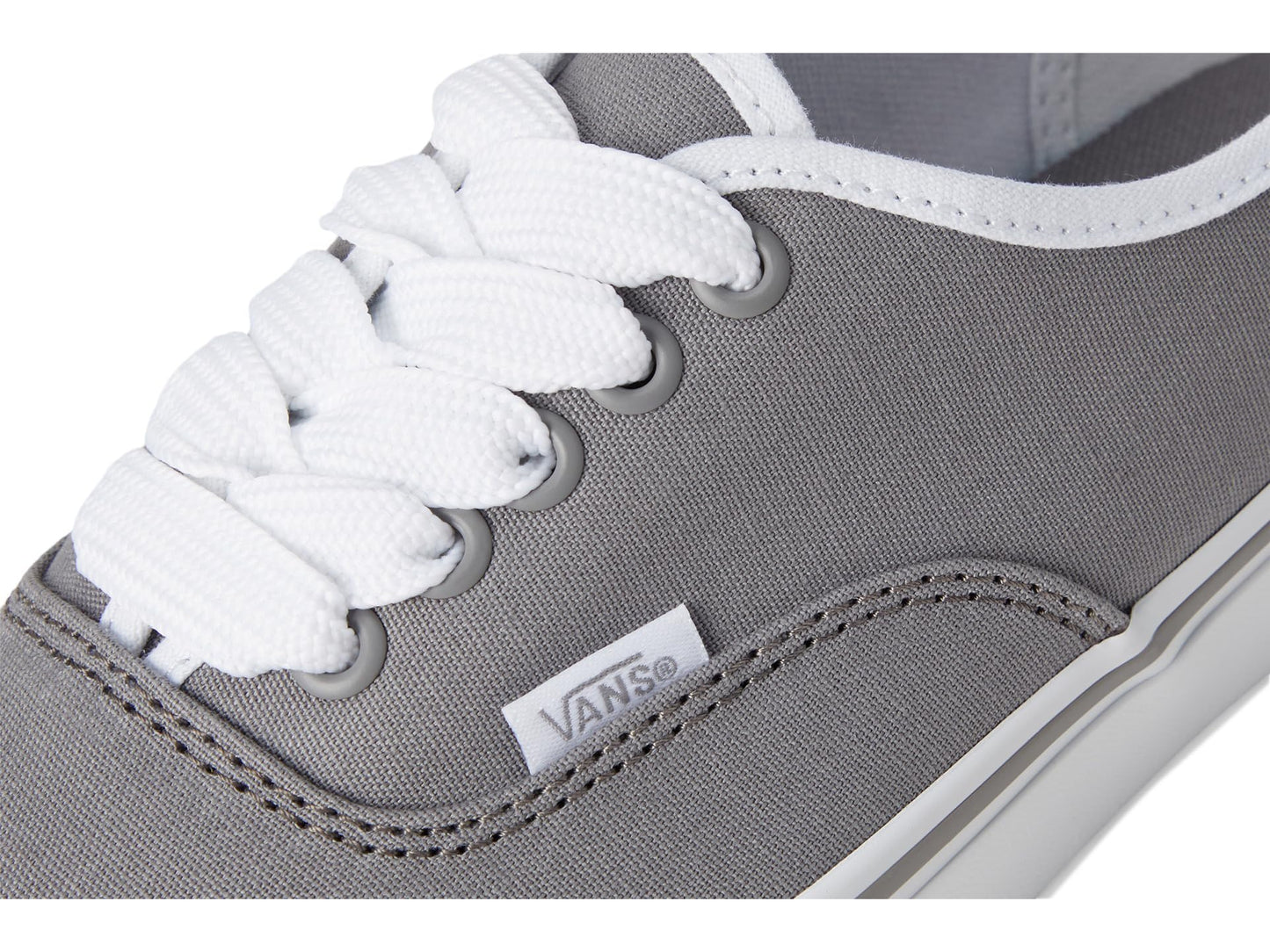 Vans Unisex U Authentic Sneaker, Canvas Pop Gray/White, 6.5-8 US Men
