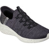 Skechers Men's Ultra Flex 3.0 Right Away Hands Free Slip-in Sneaker Loafer, Black, 12 Wide