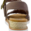 Skechers Women's Desert Kiss-Adobe Princess Sandal, Mocha, 7 M US