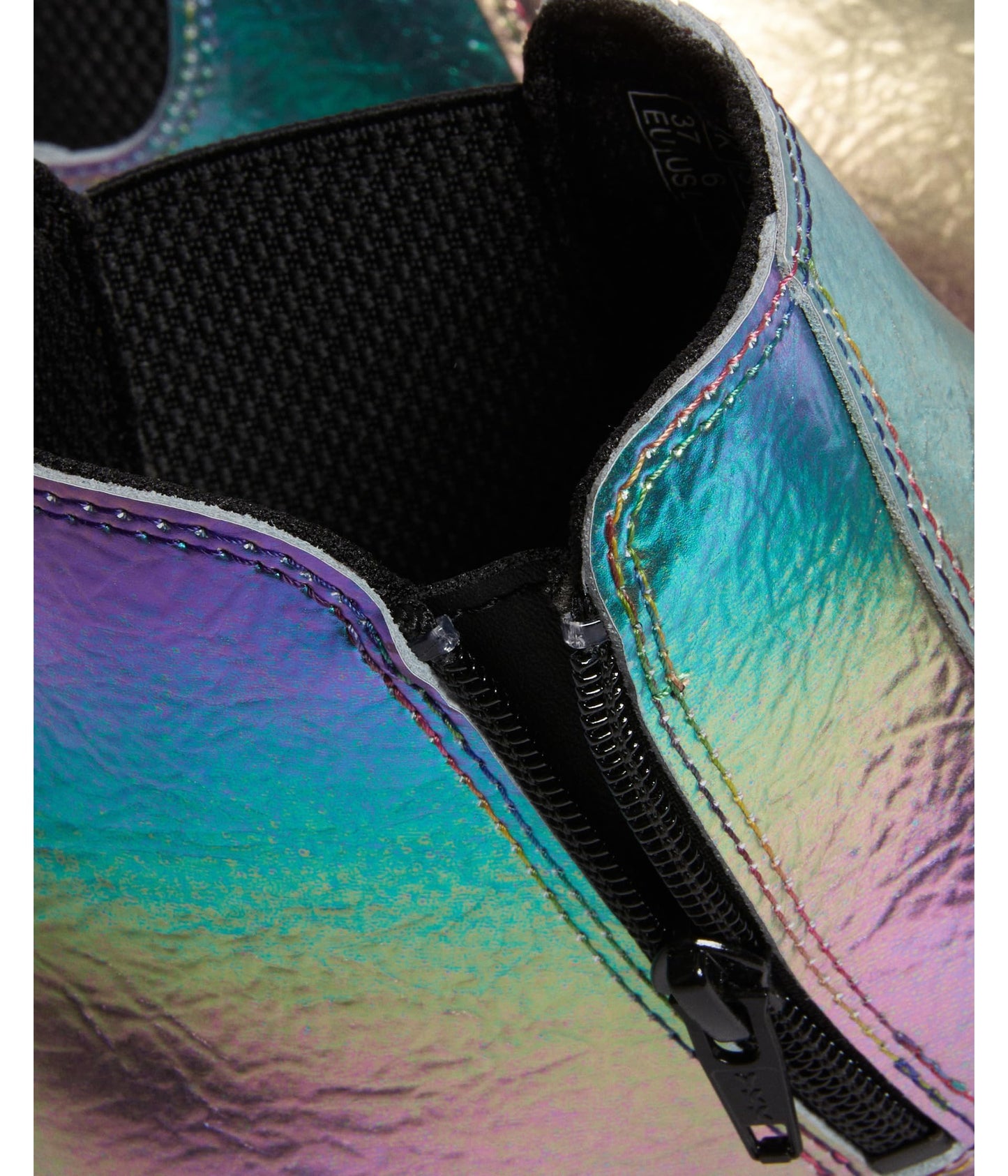 Dr. Martens Baby Girl's 2976 (Toddler) Rainbow Crinkle 6 UK (US 7 Toddler) M