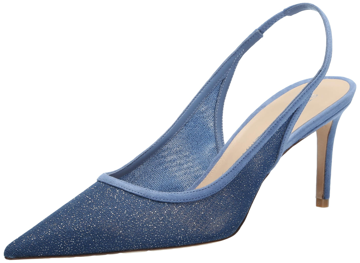 Stuart Weitzman, Women, Stuart 75 Sling Pump, Blue Steel, 9, Medium