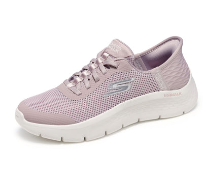 Skechers Women's Go Walk Flex Hands Free Slip-Ins - Grand Entry Sneaker, Mauve, 7 Wide