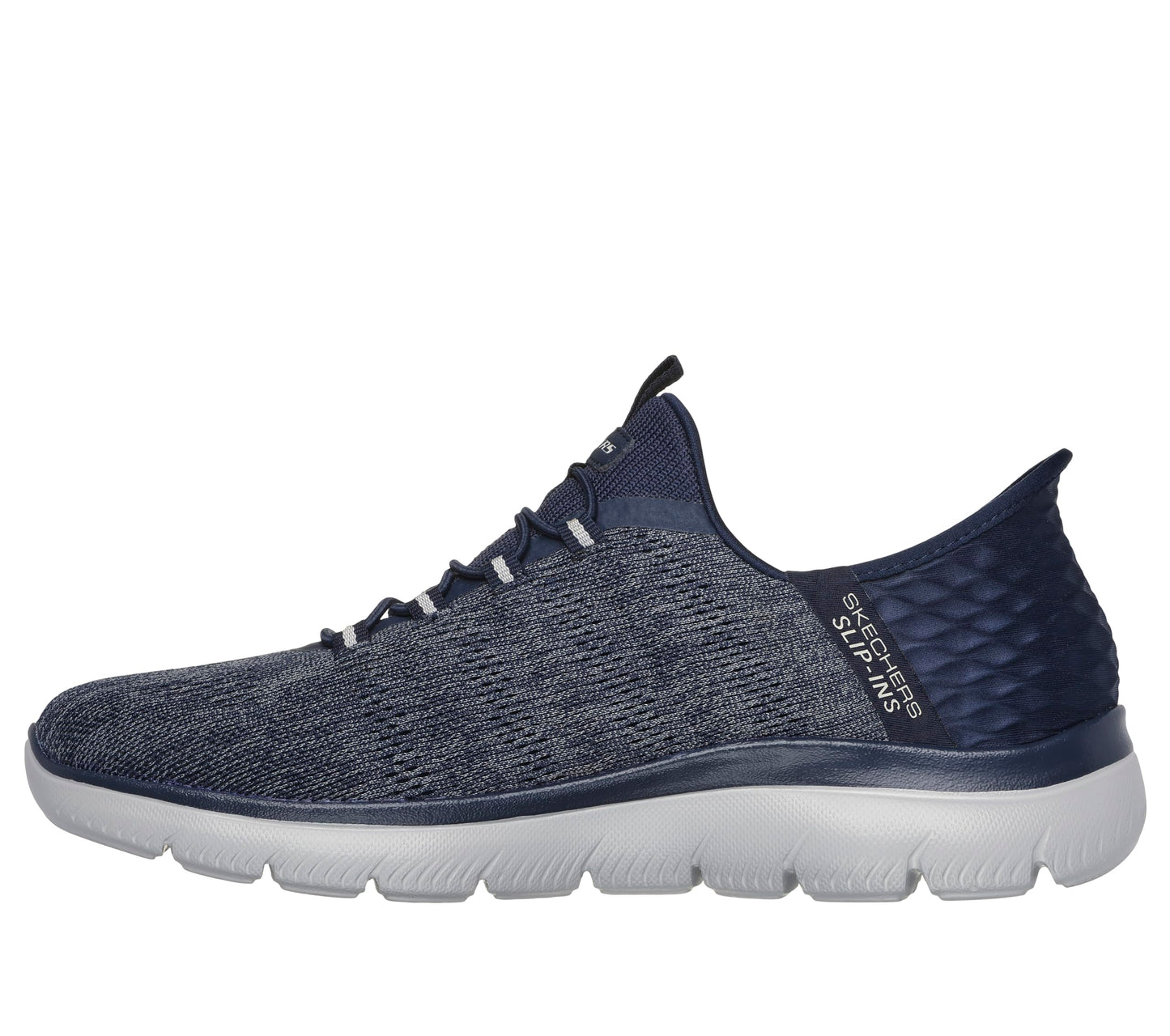 Skechers Men's Summits Key Pace Hands Free Slip-in Sneaker,Navy,14 Wide