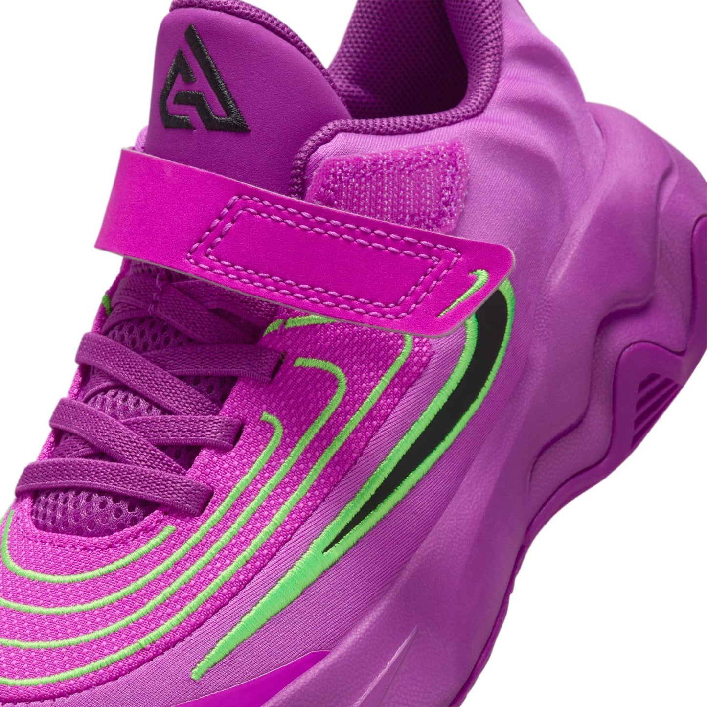 Giannis Immortality 4 Little Kids' Shoes (FZ6733-501, Bold Berry/Green Strike/Hyper Violet/Black) Size 13