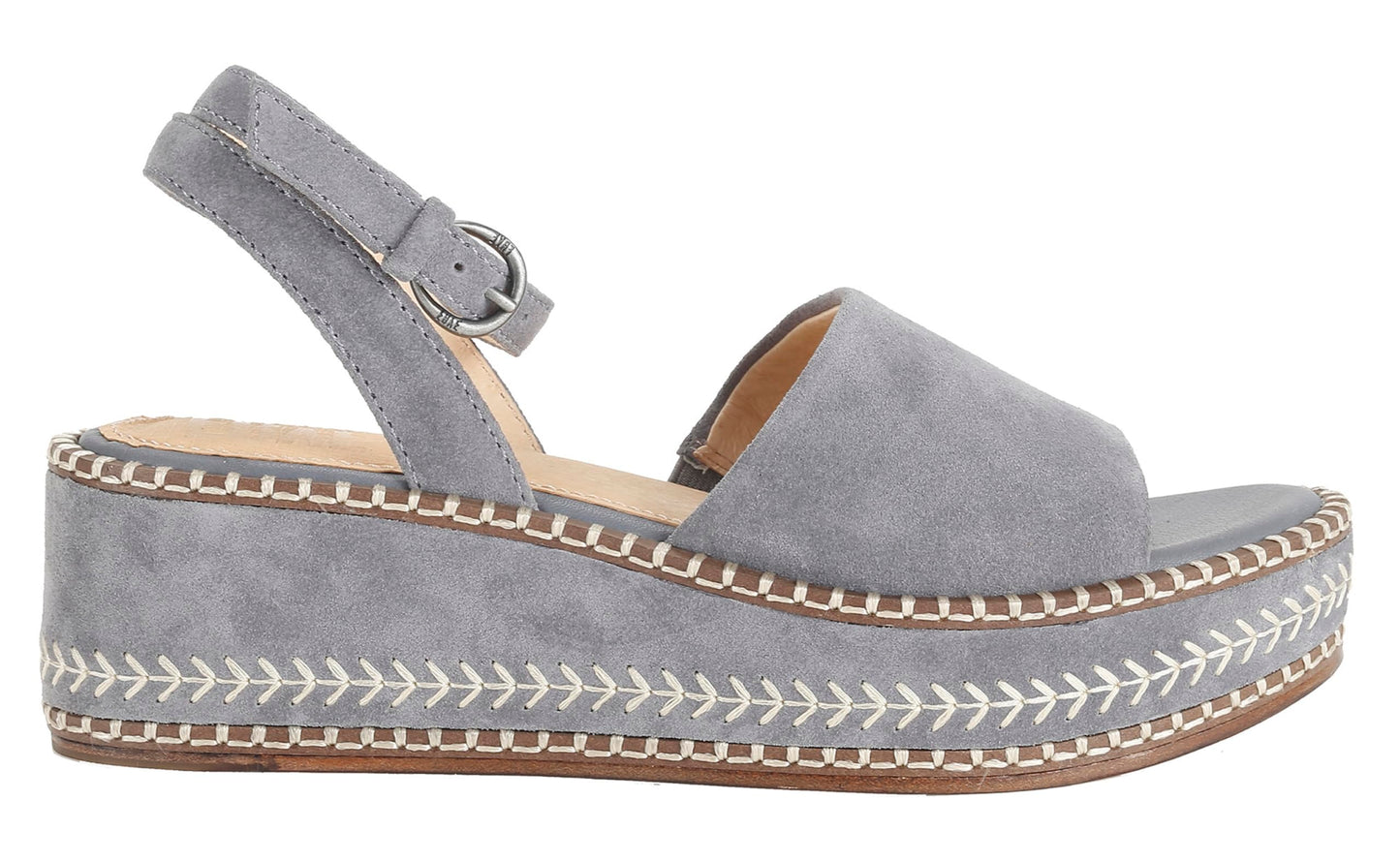 Frye Joy Ankle Strap Blue Ash 8.5 B (M)