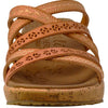 Skechers Women's Beverlee - Tiger Posse Wedge Sandal, Tan, 6 M US